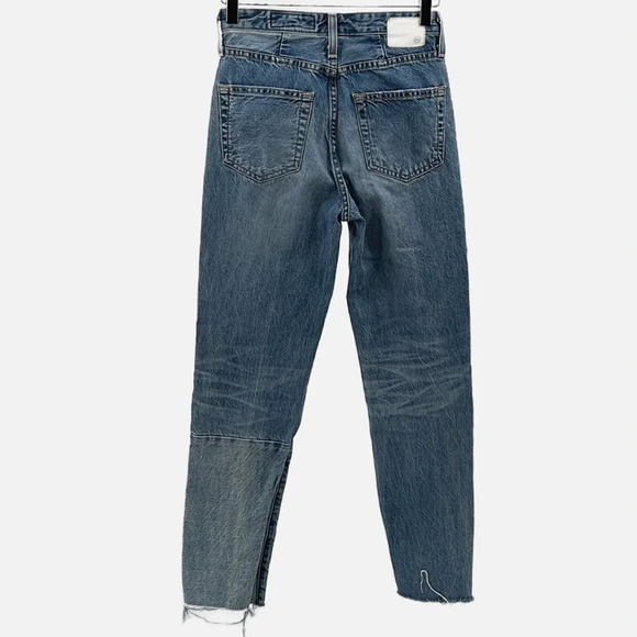 AG Adriano Goldschmied The Phoebe Vintage High Waisted Tapered leg Jeans - Sz 24 - Picture 4 of 9